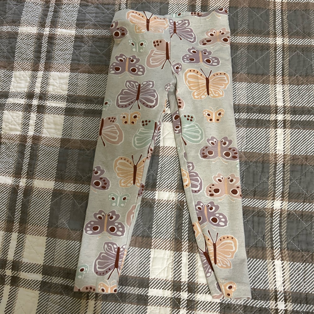 Carter's Gray Butterfly Kids Leggings